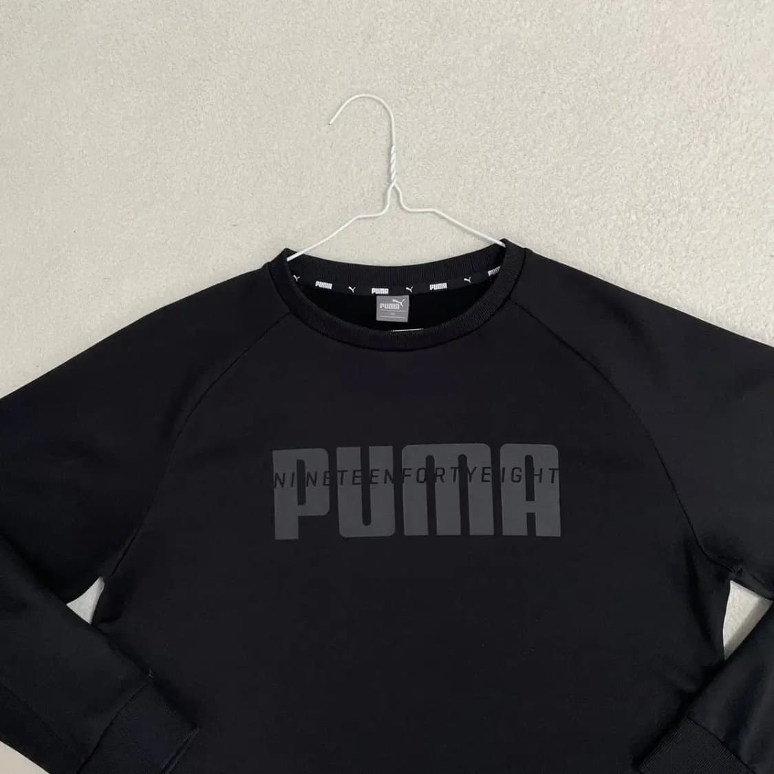 XL 퓨마 라운드 기모 긴팔티셔츠 B.3461 상품이미지2