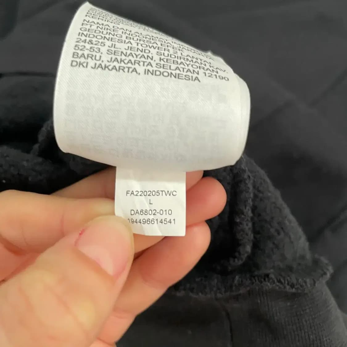 L 나이키 조던 기모 후드티셔츠 B.3543 상품이미지6