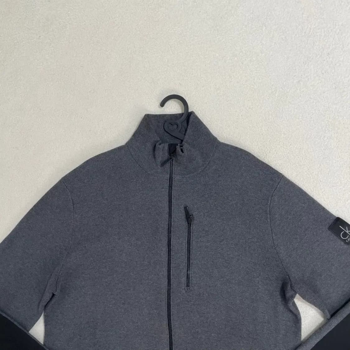 L 캘빈클라인 니트 집업 자켓 B.3627 상품이미지2