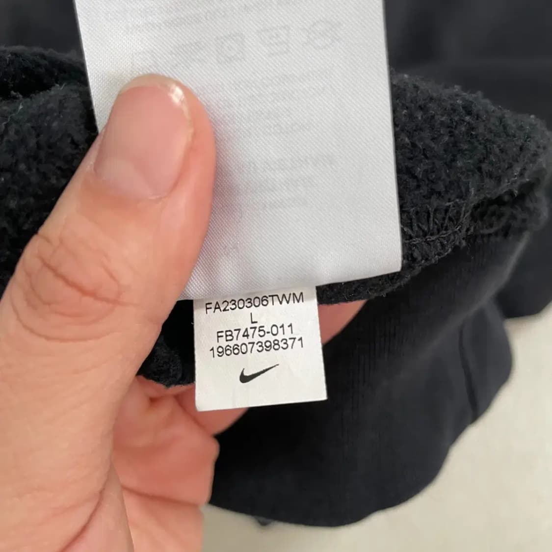 L 나이키 기모 라운드 맨투맨 B.3619 상품이미지4