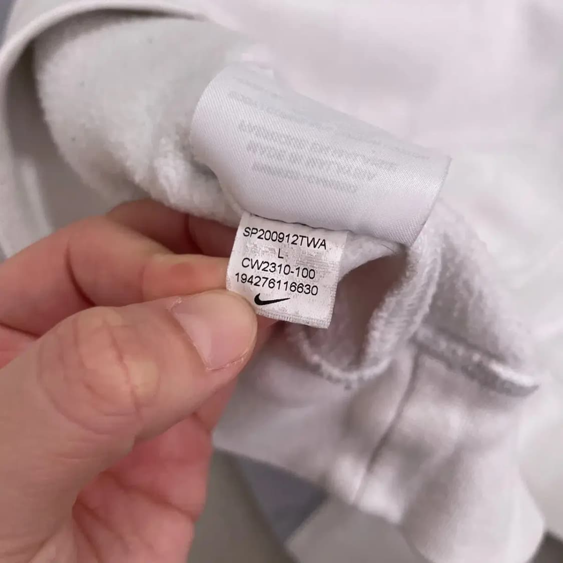 L 나이키 기모 후드티셔츠 B.4107 상품이미지4