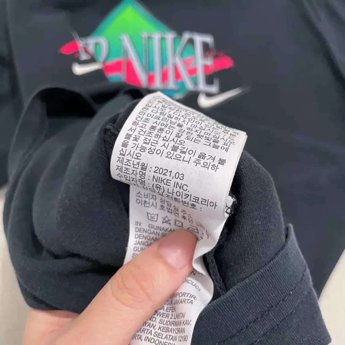 XL 나이키 라운드 반팔티 B.4155 상품이미지6