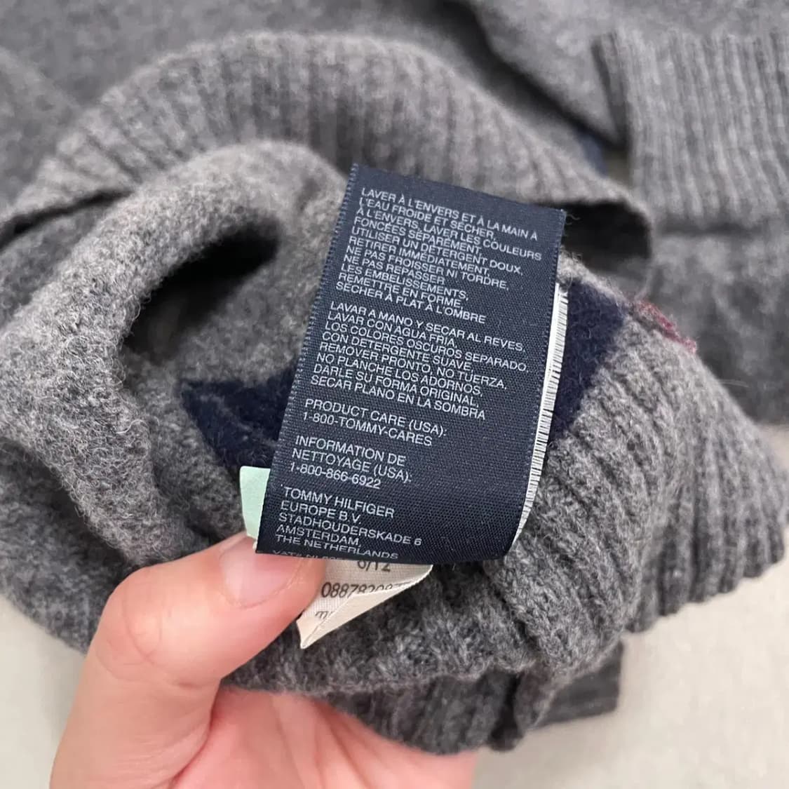 L 타미힐피거 라운드 니트 B.4240 상품이미지4