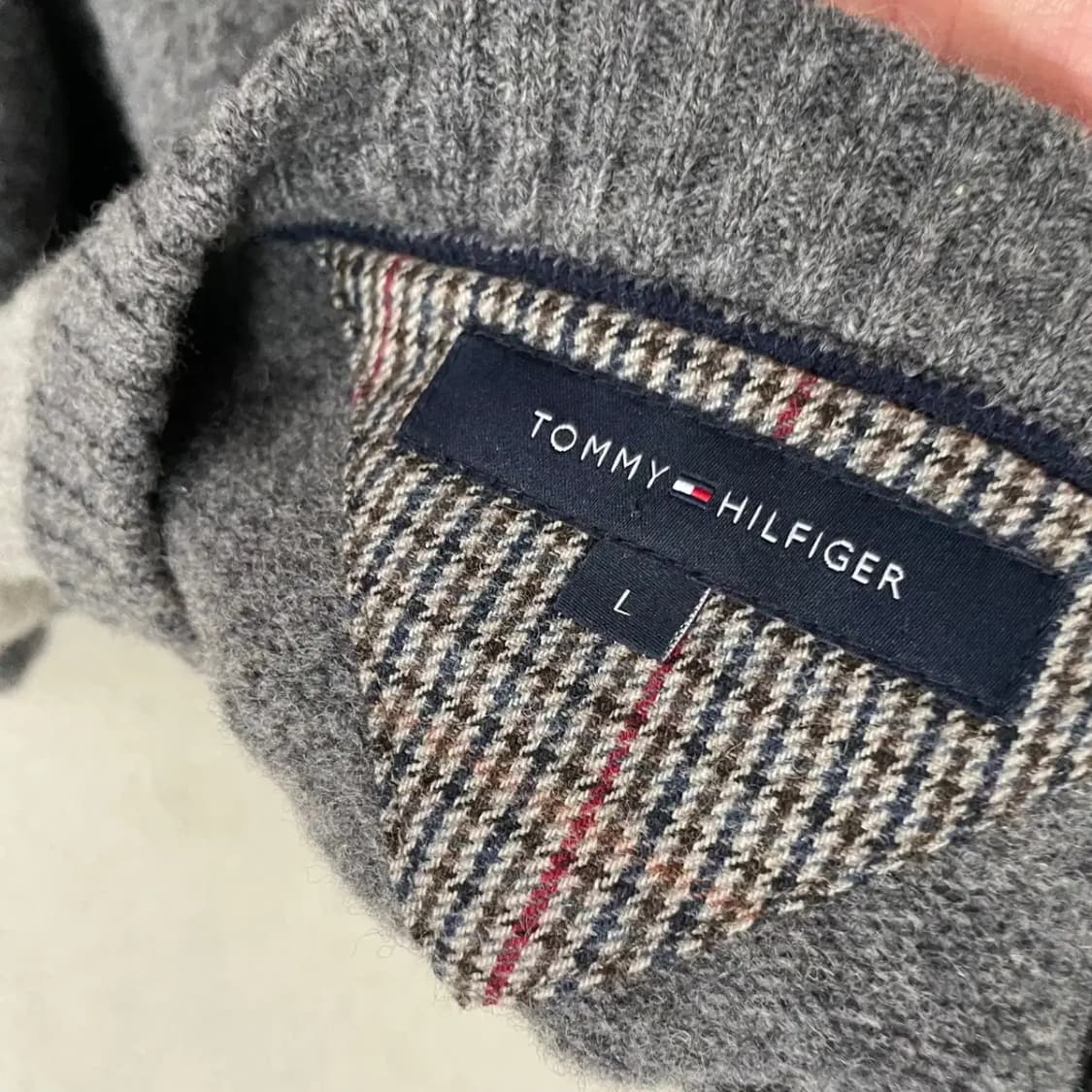 L 타미힐피거 라운드 니트 B.4240 상품이미지5