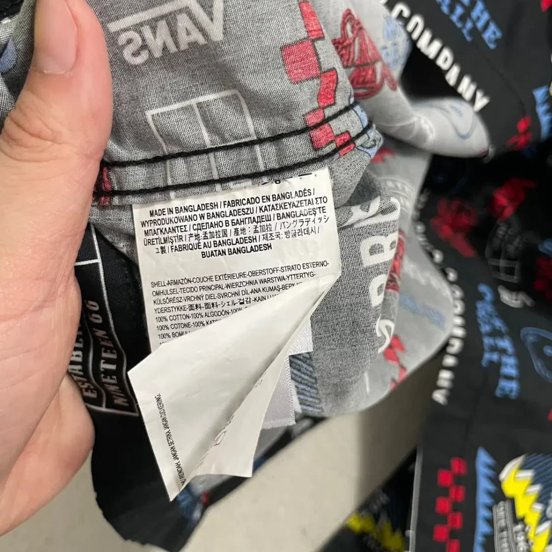 XL 반스 시그니처로고 반팔 셔츠 B.4312 상품이미지4