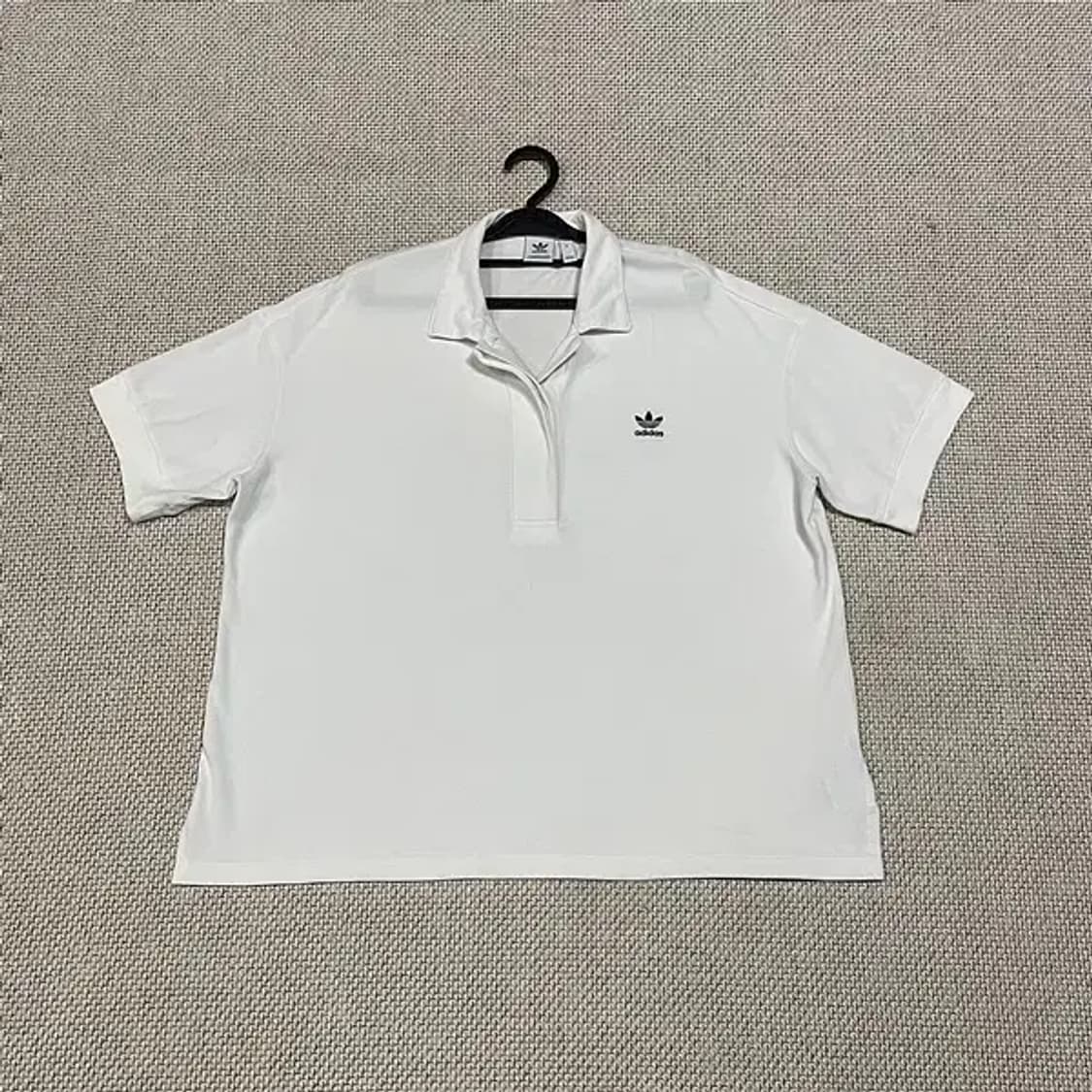 S 아디다스 오버사이즈 반팔 카라티셔츠 N.5732 상품이미지1