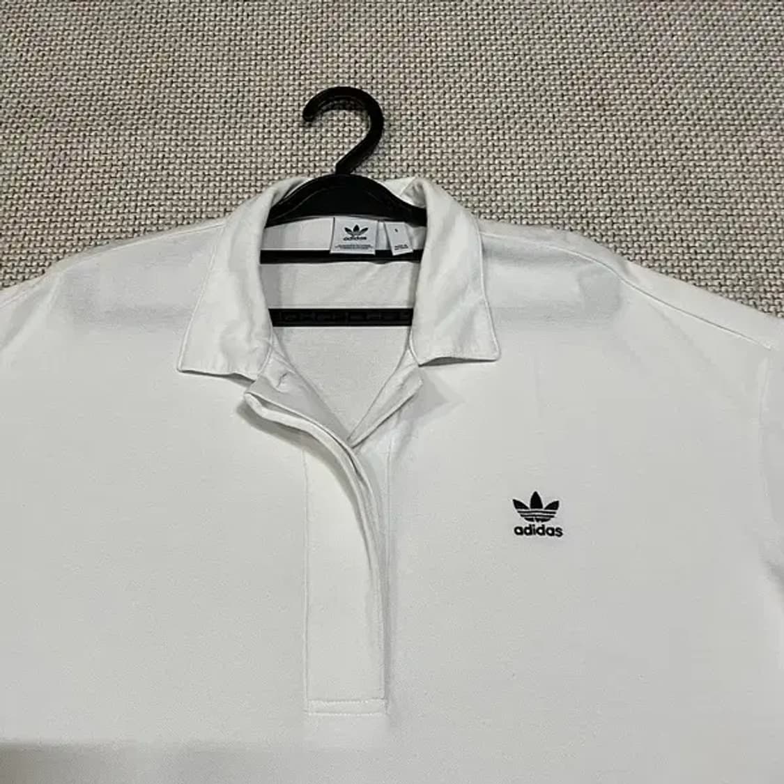 S 아디다스 오버사이즈 반팔 카라티셔츠 N.5732 상품이미지3