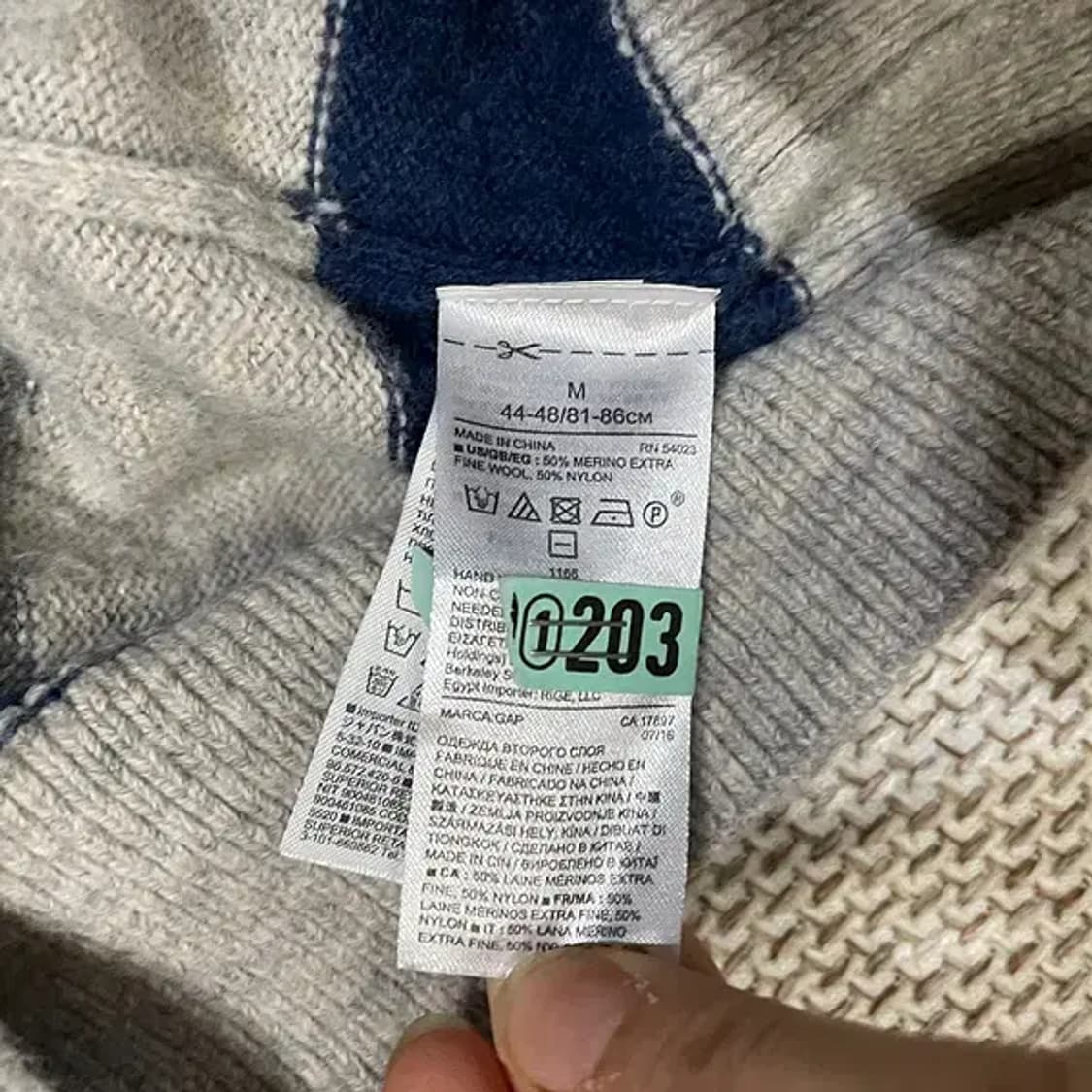 M 갭 GAP 라운드 니트 N.5764 상품이미지5