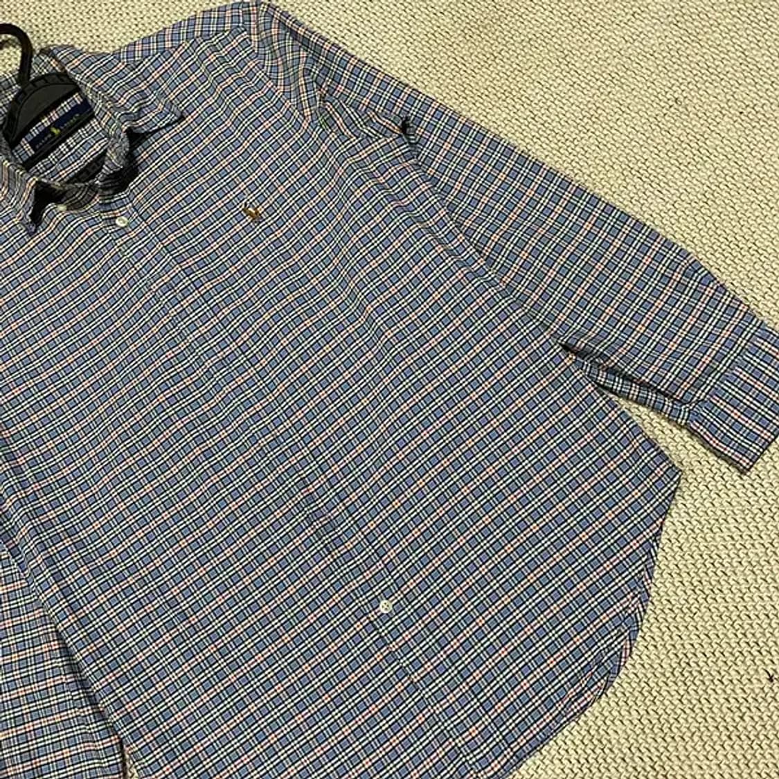 S 폴로 체크 셔츠 남방 N.5865 상품이미지2