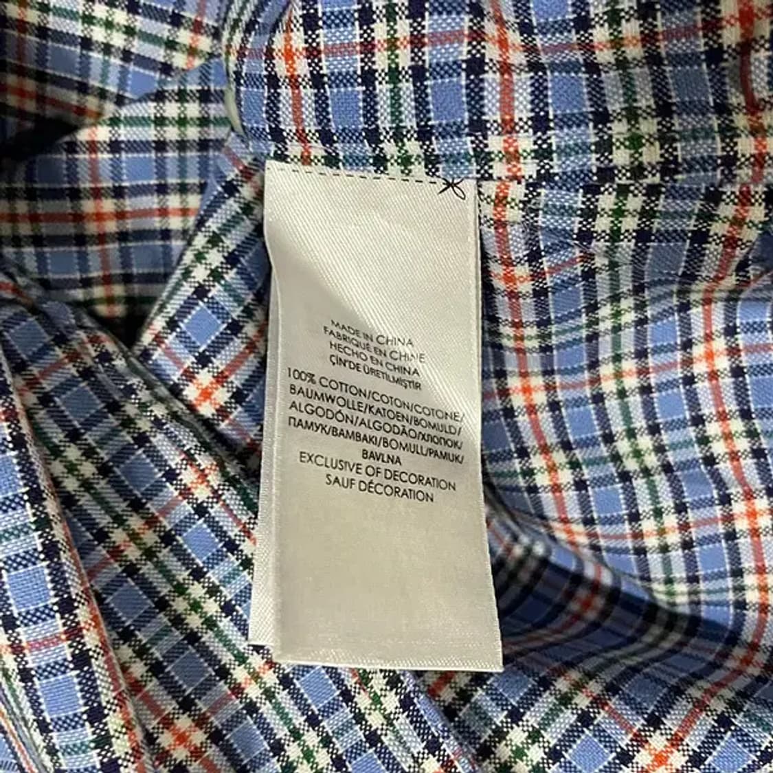 S 폴로 체크 셔츠 남방 N.5865 상품이미지5