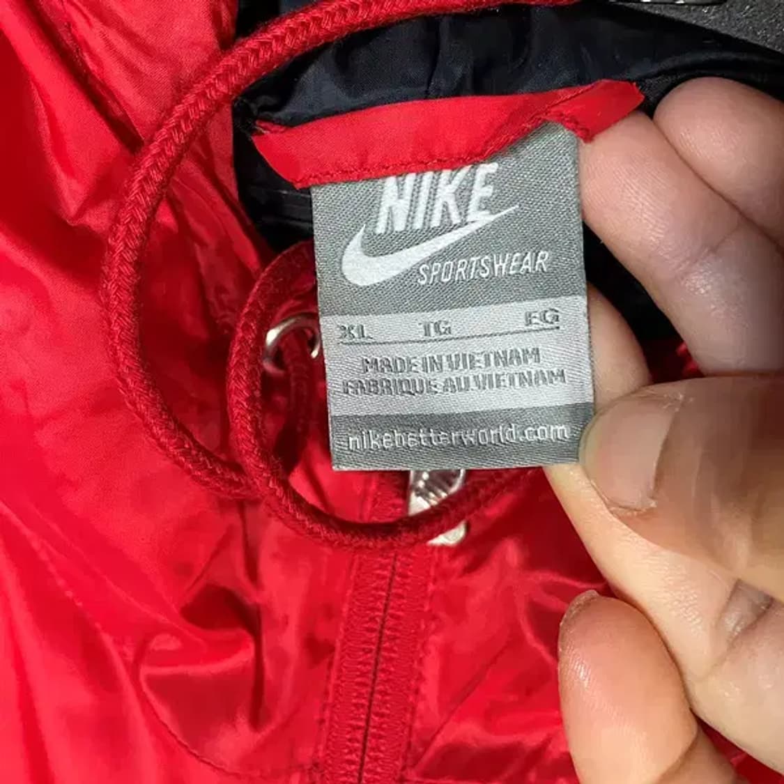 XL 나이키 바람막이 자켓 약 두께있음 N.5850 상품이미지7