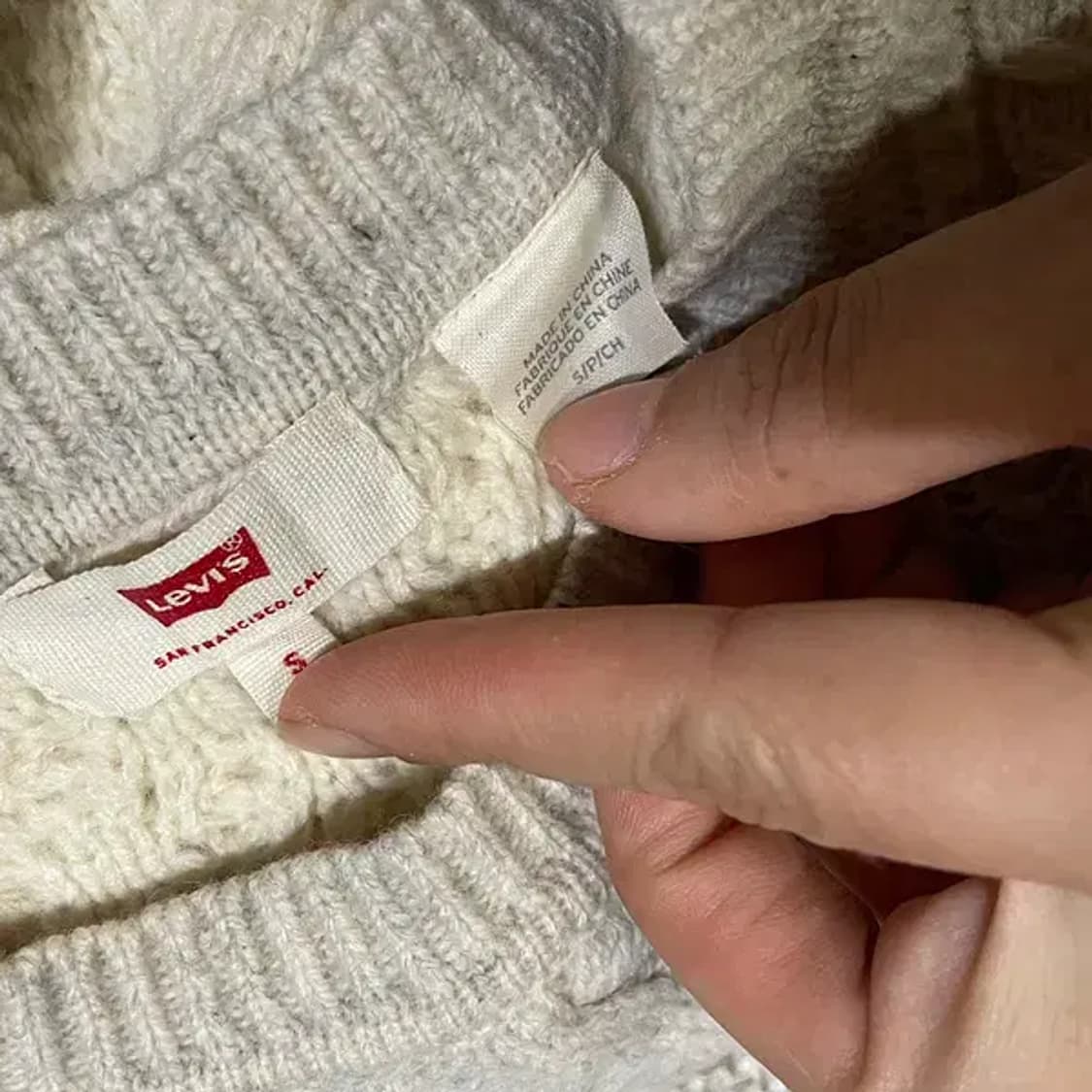 S 리바이스 꽈배기 여성 니트 N.5927 상품이미지7