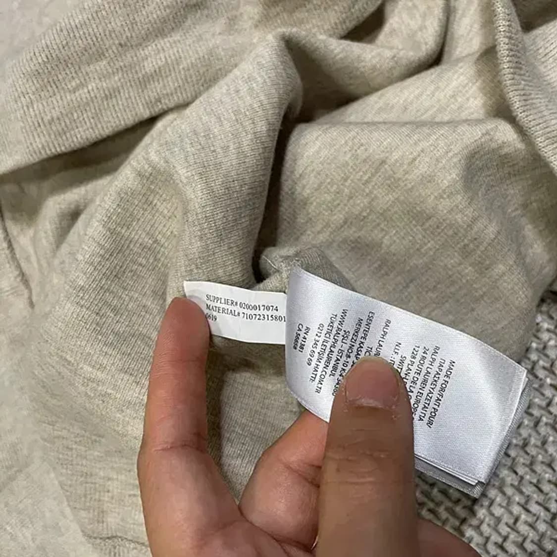 L 폴로 반집업 하프집업 니트 N.5960 상품이미지5