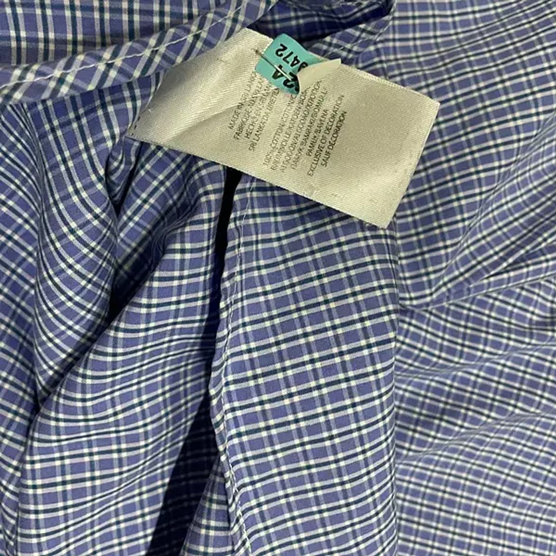 XL 폴로 체크 셔츠 남방 N.6017 상품이미지5