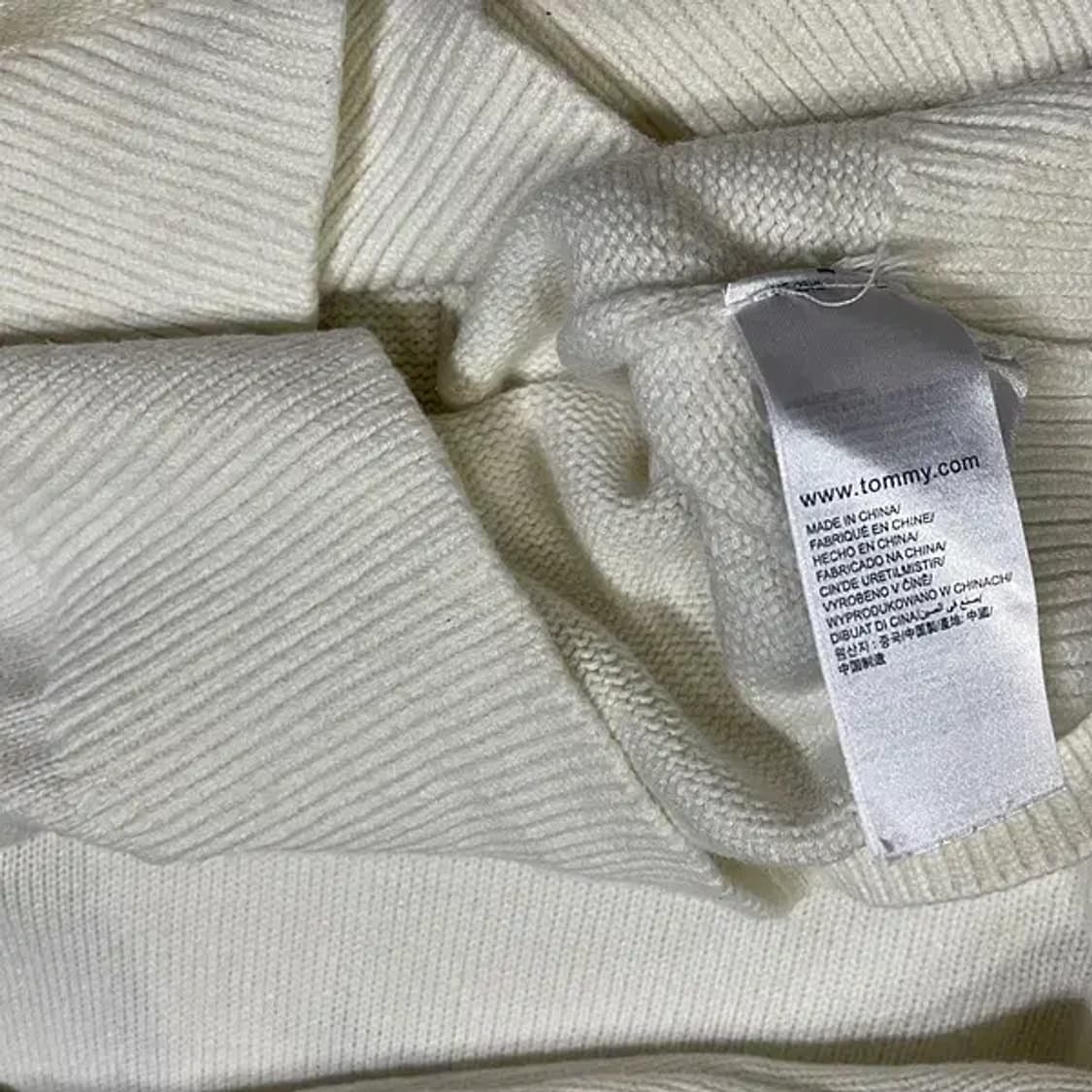 L 타미힐피거 여성 브이넥 니트 스웨터 N.6022 상품이미지5