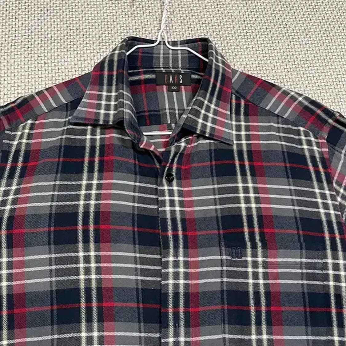 L 닥스 체크 셔츠 남방 N.6027 상품이미지3