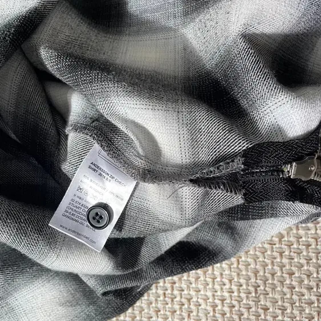 M 앤더슨벨 체크 셔츠 남방 N.6063 상품이미지5