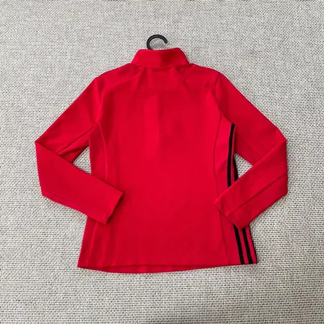 S 아디다스 여성 반집업 후리스 긴팔 N.6086 상품이미지4