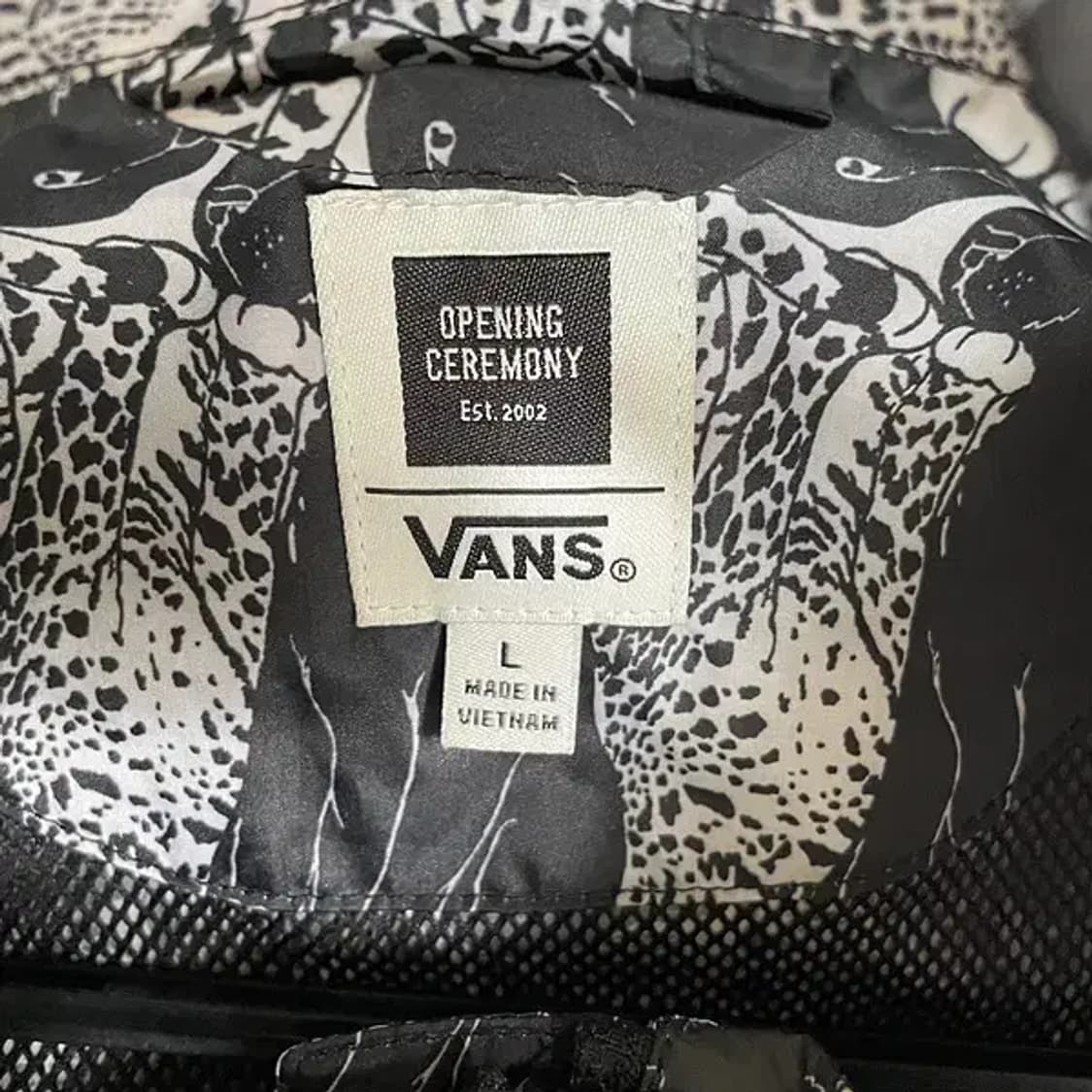 L 반스 X 오프닝 세레모니 레오파드 바람막이 자켓 N.6094 상품이미지6