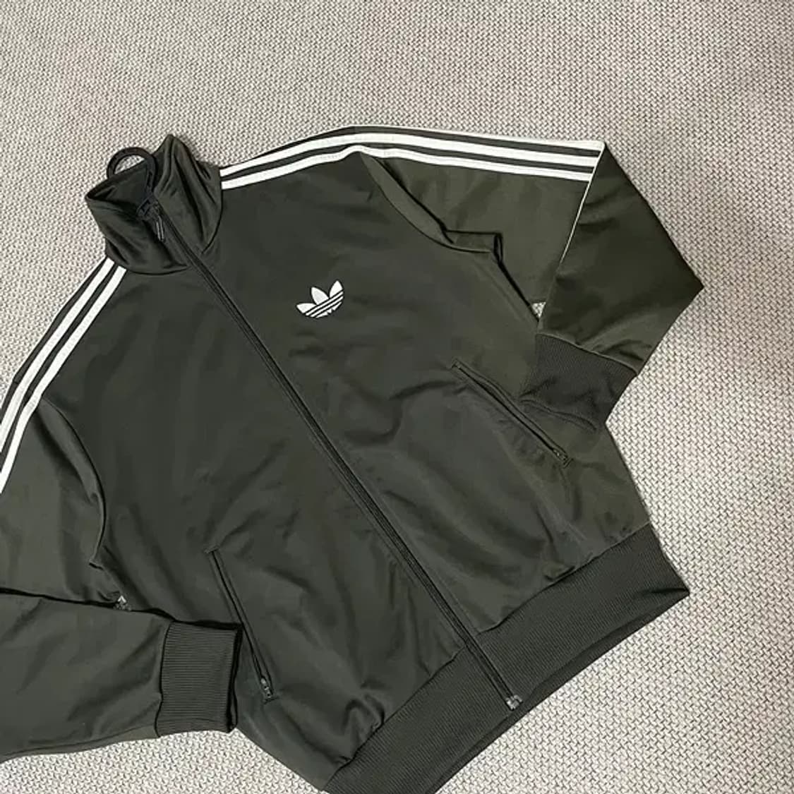 L 아디다스 파이어버드 올리브카키 트랙탑 져지 N.6166 상품이미지2