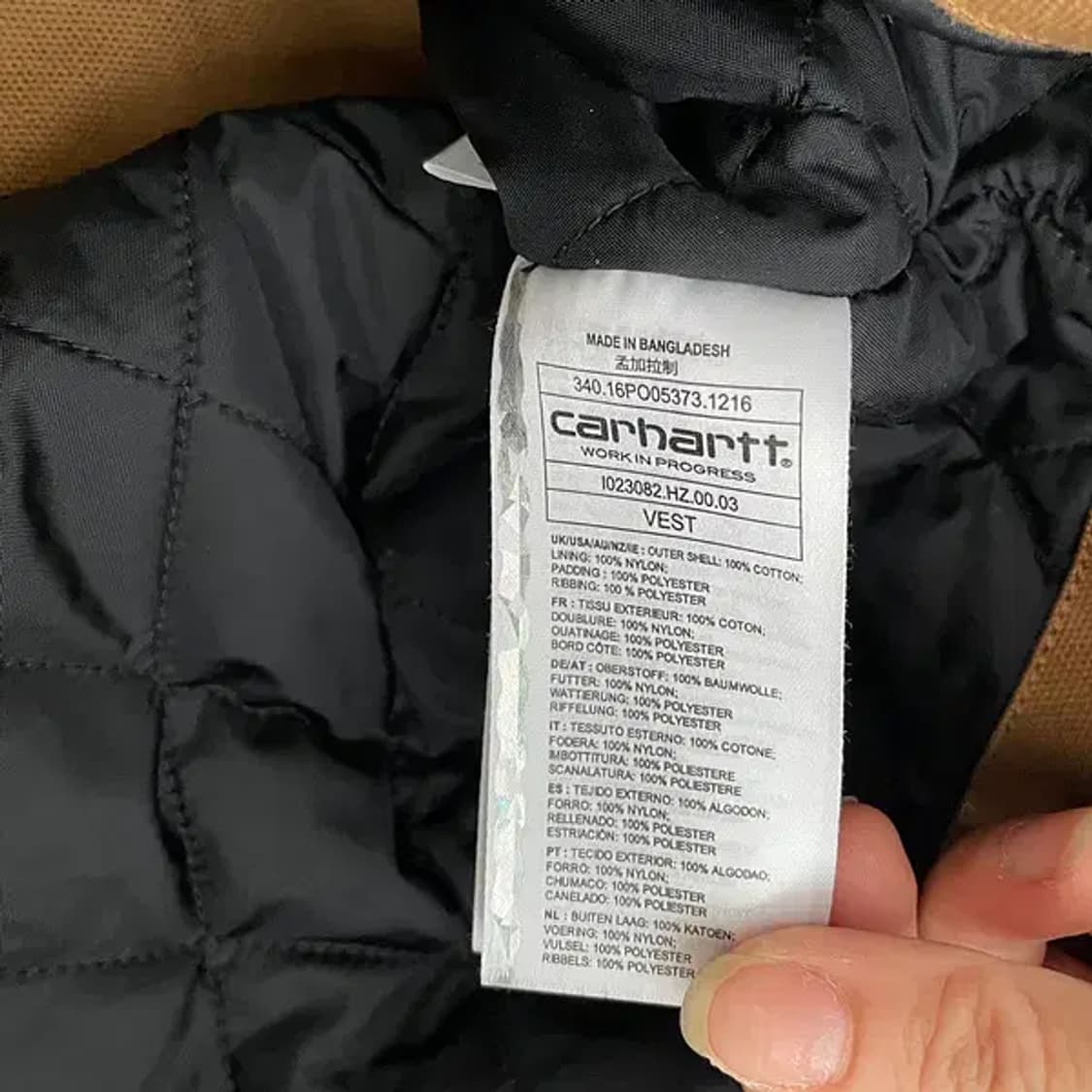 M 칼하트 워크 조끼 베스트 N.6201 상품이미지5