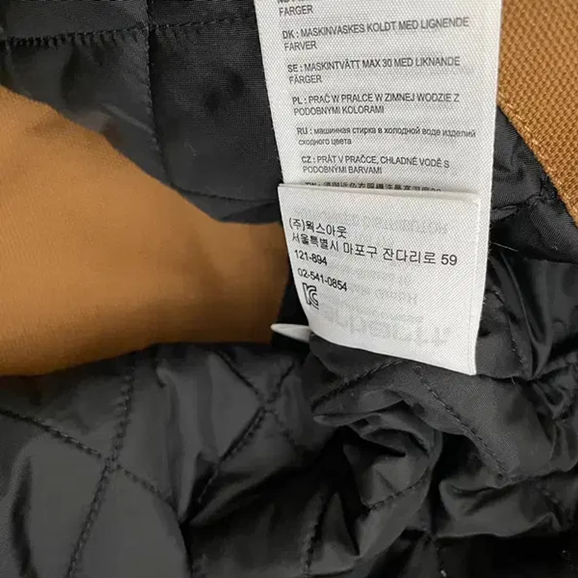 M 칼하트 워크 조끼 베스트 N.6201 상품이미지6