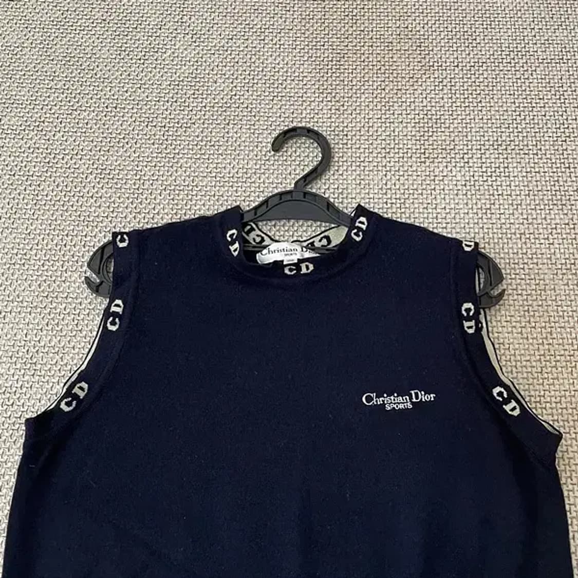 L 크리스찬 디올 여성 니트 조끼 N.6316 상품이미지3