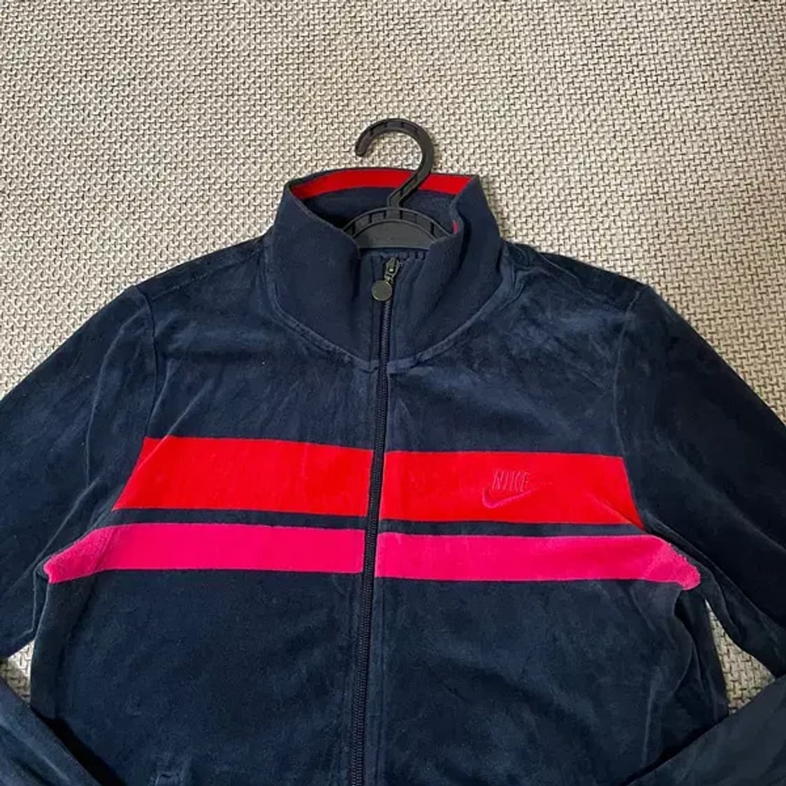 L 나이키 여성 스웨이드 트레이닝복 집업 자켓 N.6336 상품이미지3