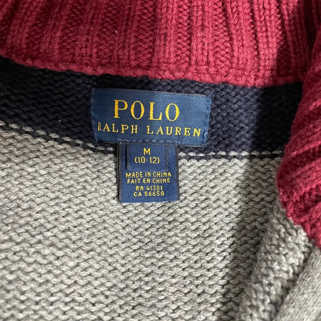 M 10-12 폴로 랄프로렌 니트 집업 N.8961 상품이미지6