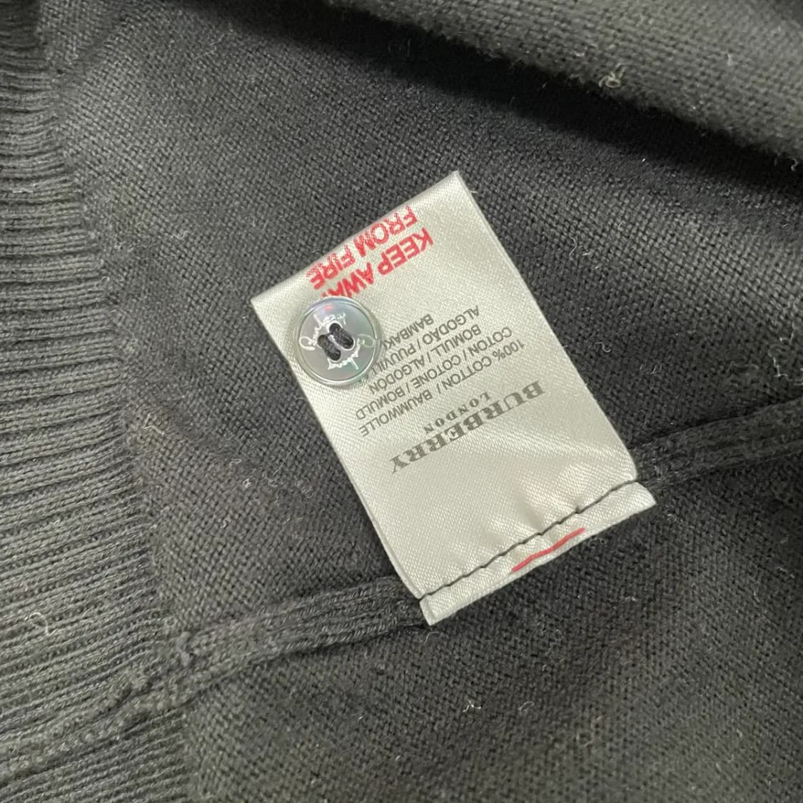 S 버버리 여성 라운드 니트 가디건 N.9011 상품이미지4