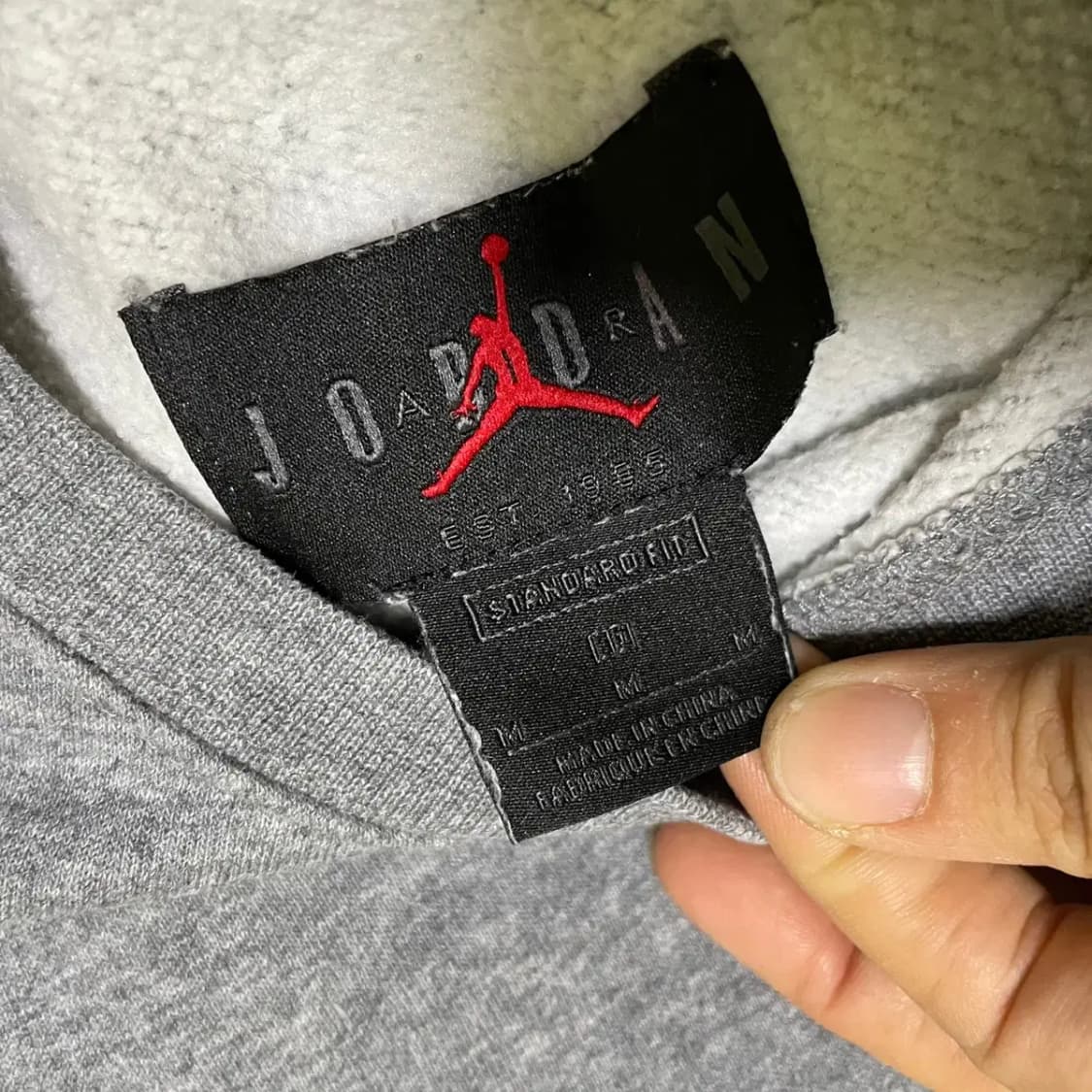 M 나이키 조던 기모 맨투맨 N.2260 상품이미지6