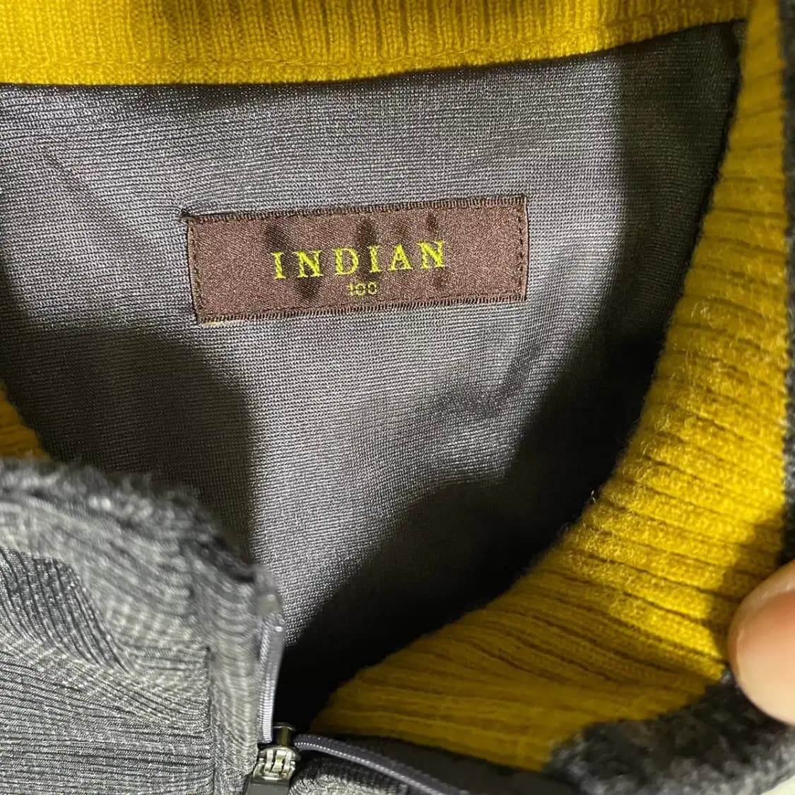 L 인디안 방풍 반집업 니트 N.2316 상품이미지5