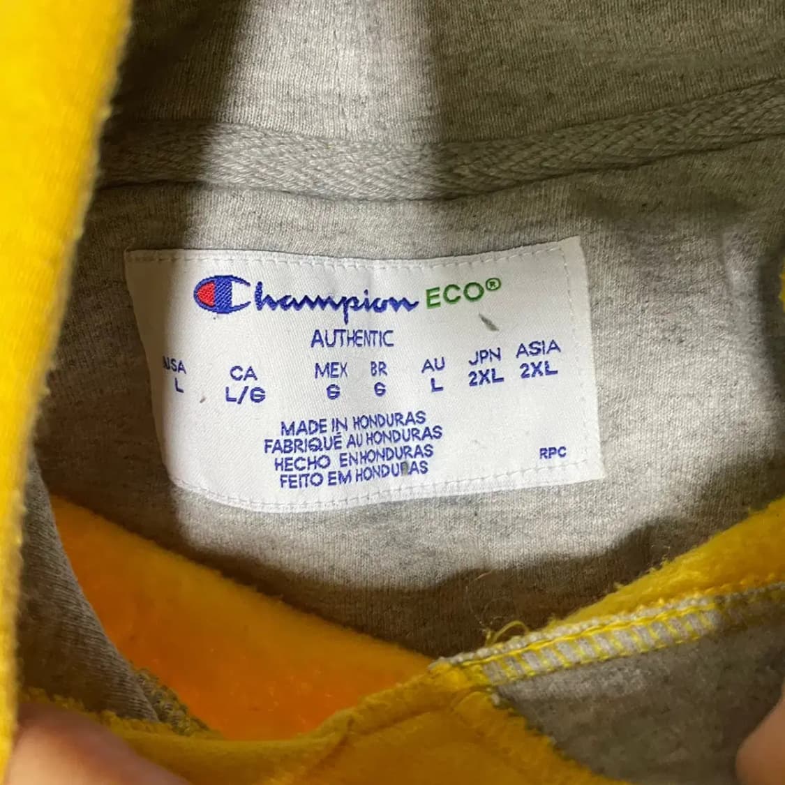 L 챔피온 기모 후드티 N.2507 상품이미지5