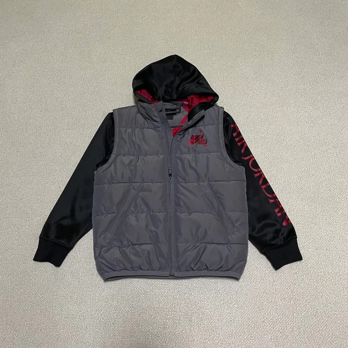 M(10-12) 나이키 조던 조끼패딩 집업 N.2590 상품이미지1