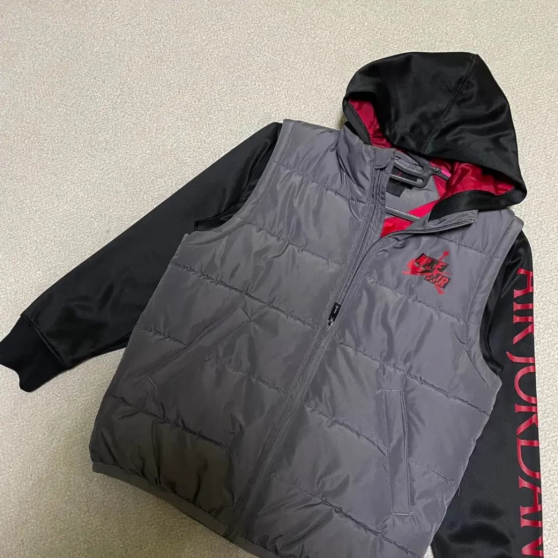 M(10-12) 나이키 조던 조끼패딩 집업 N.2590 상품이미지2