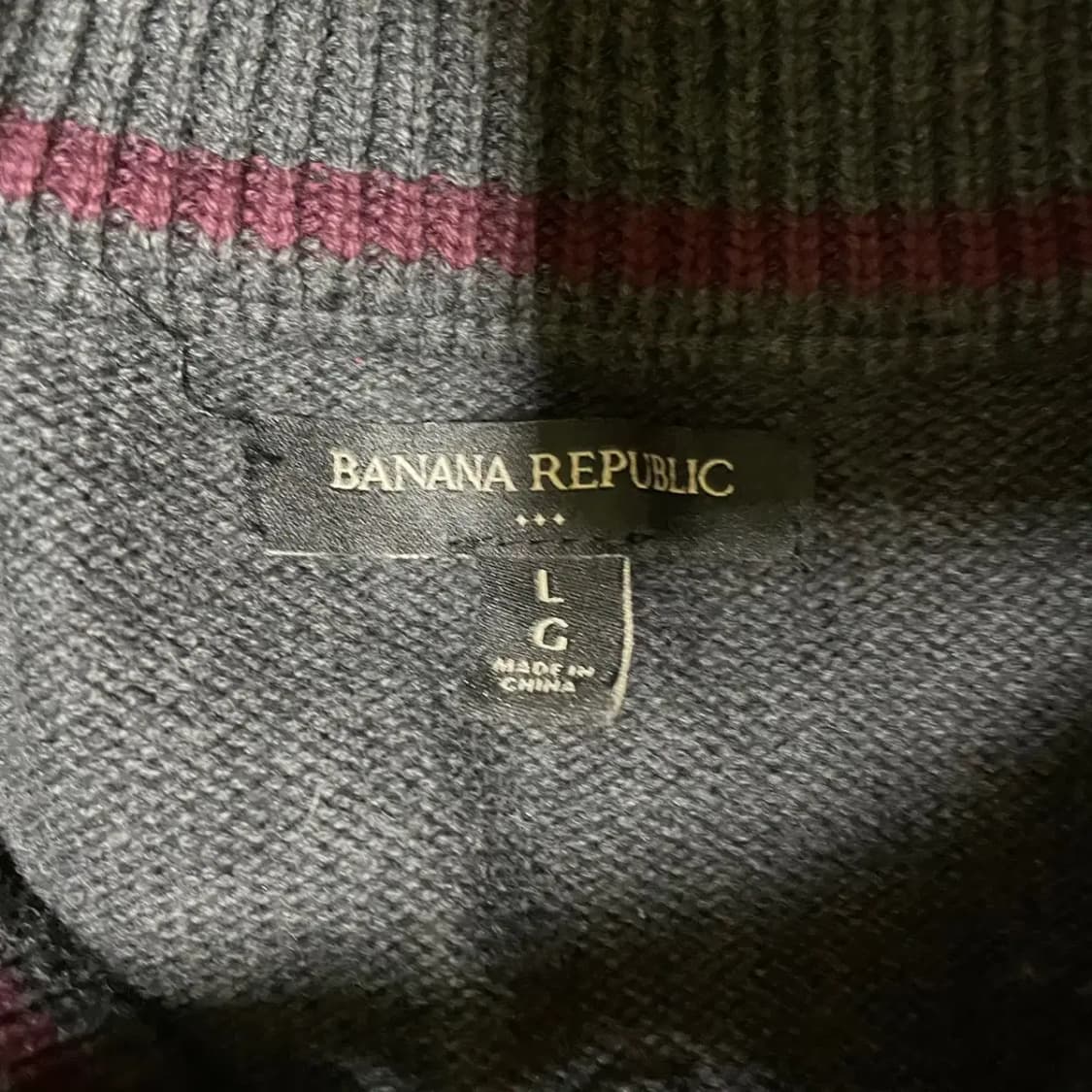 L 바나나리퍼블릭 니트 집업 N.2607 상품이미지5