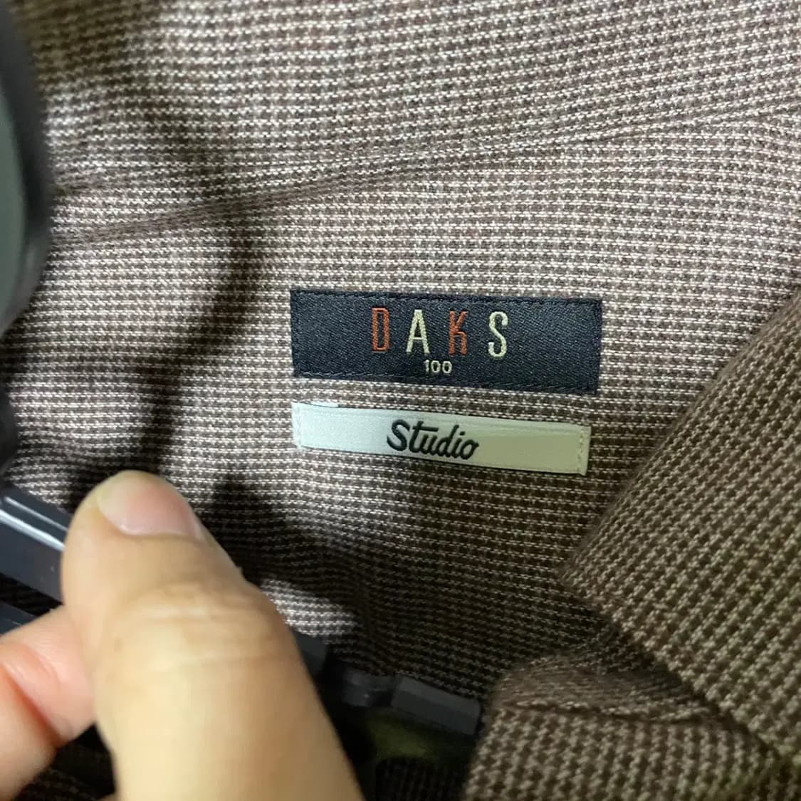 L 닥스 체크 셔츠 남방 N.2633 상품이미지5