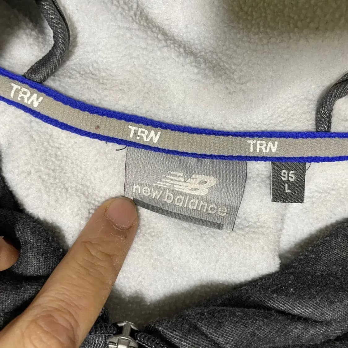 M 뉴발란스 트레이닝복 기모 집업 상의 N.2750 상품이미지5