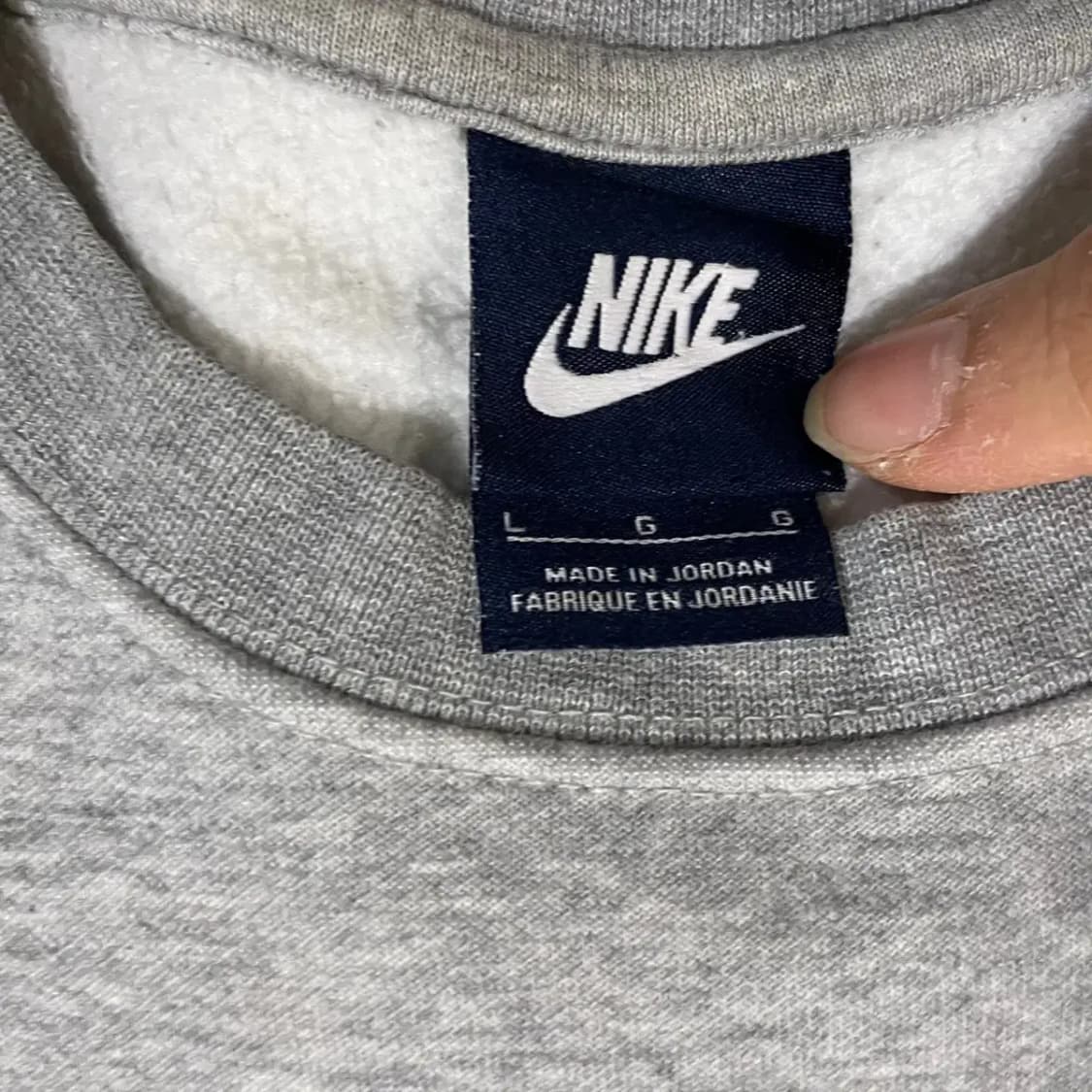 L 나이키 기모 맨투맨 N.2944 상품이미지5
