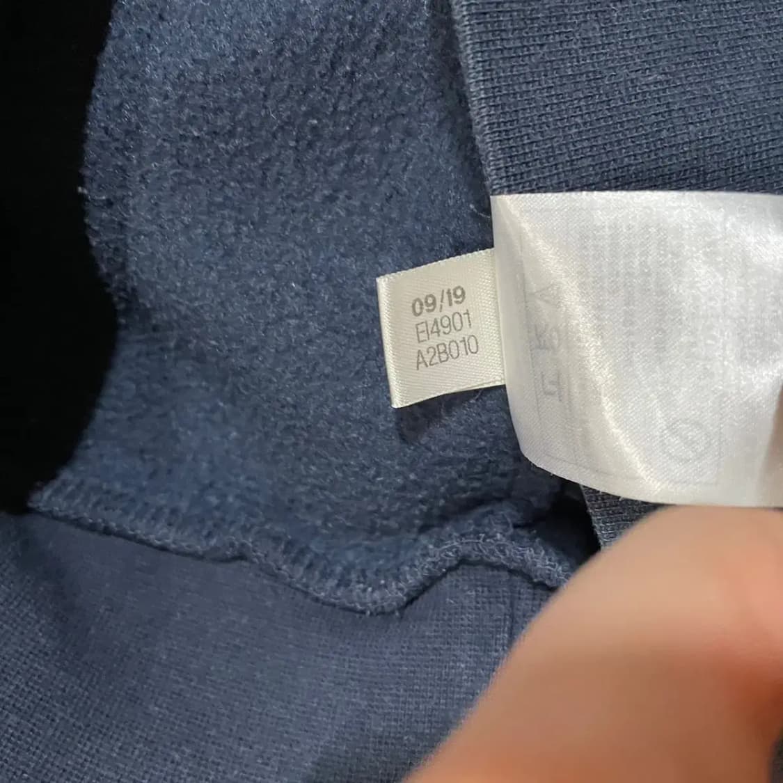 M 아디다스 기모 맨투맨 N.2975 상품이미지5