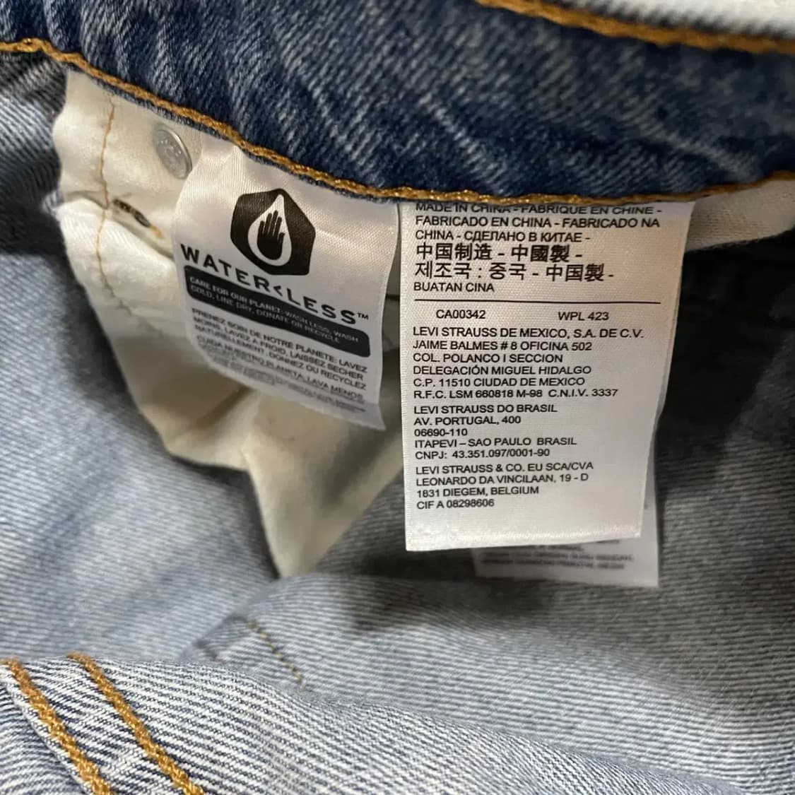 32 리바이스 502 연청바지 N.3022 상품이미지6