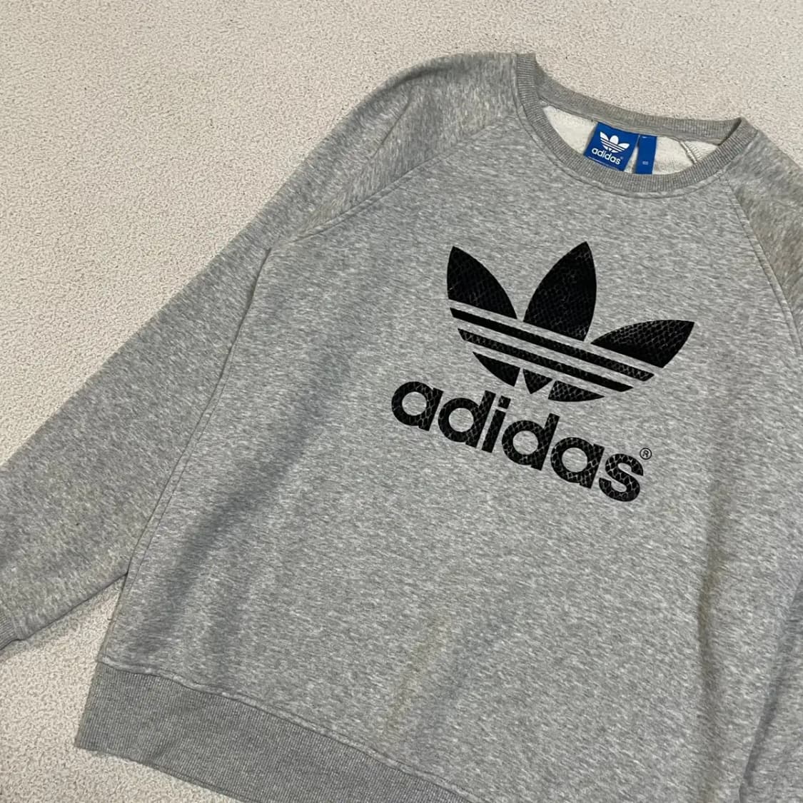 L 아디다스 기모 맨투맨 N.3006 상품이미지2