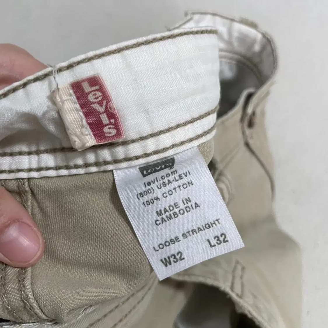 32 리바이스 카고 바지 하의 B.4373 상품이미지6