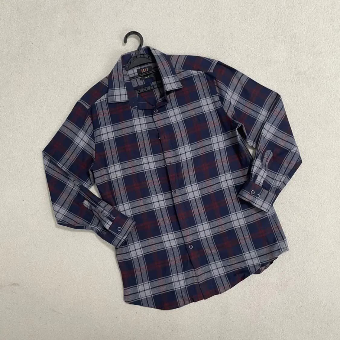 XL 닥스 체크 셔츠 남방 B.4384 상품이미지1