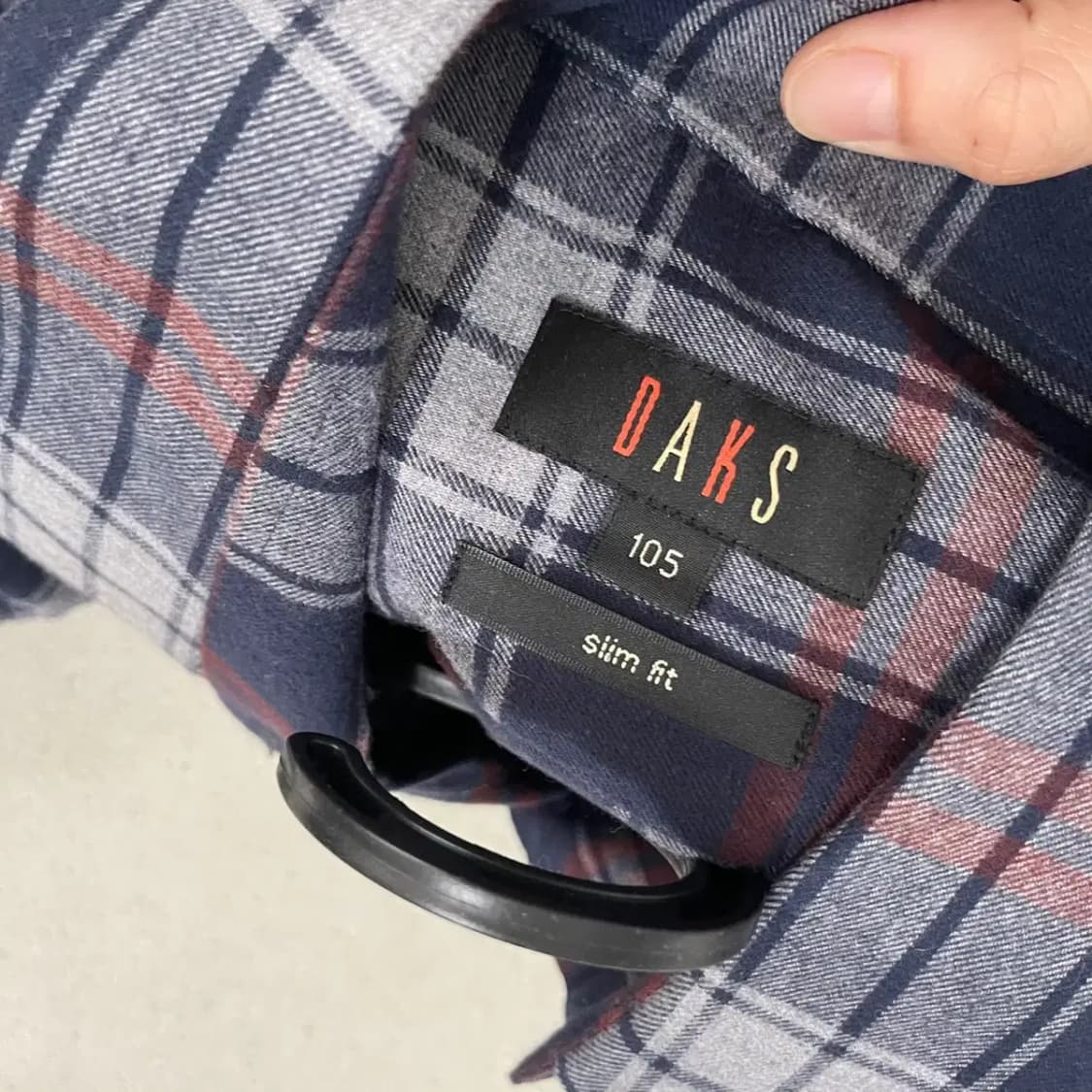 XL 닥스 체크 셔츠 남방 B.4384 상품이미지6