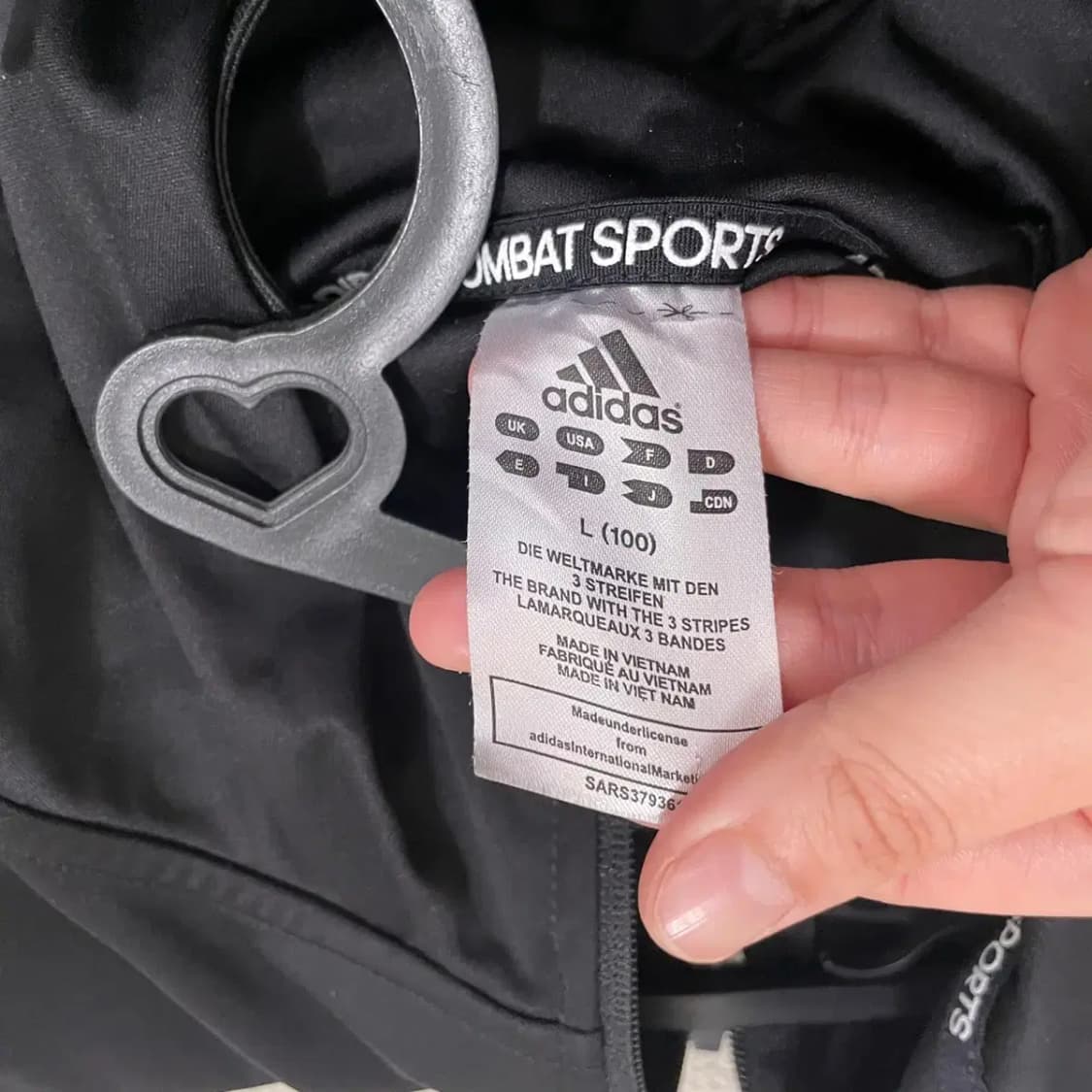 L 아디다스 기능성 후드집업 자켓 B.4391 상품이미지6