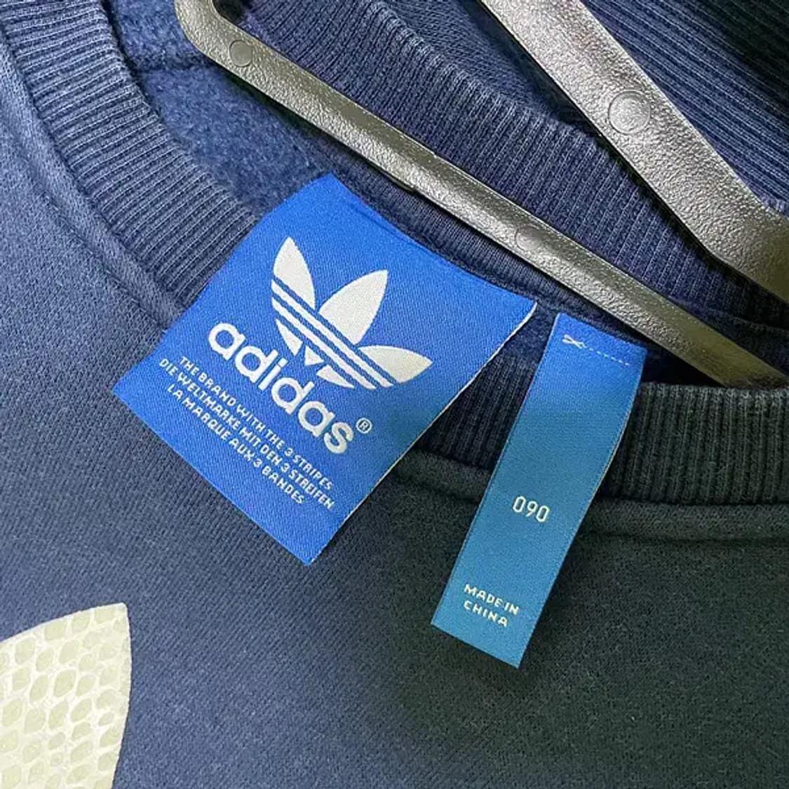 S 아디다스 기모 맨투맨 N.068 상품이미지6