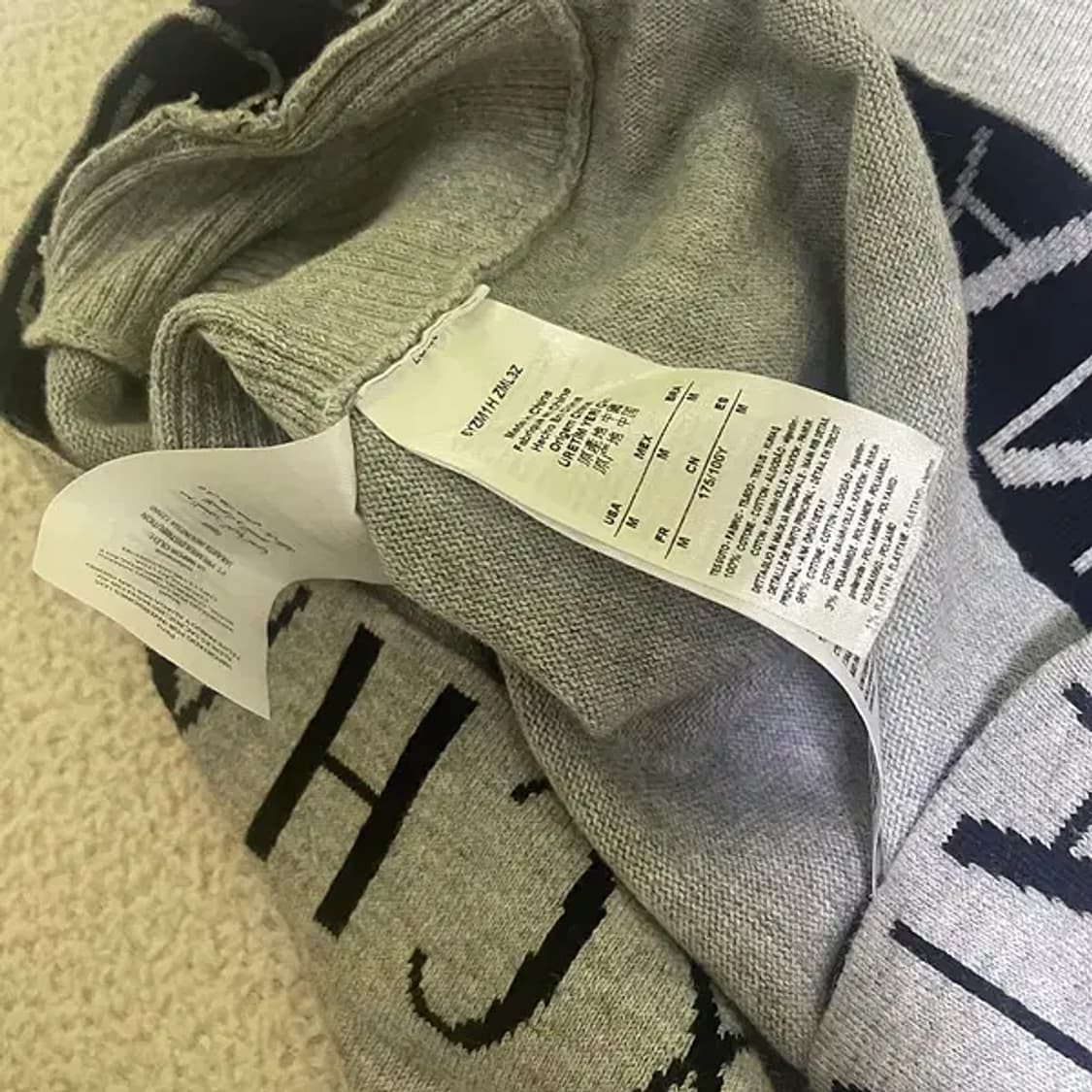 M 알마니 라운드 니트 N.434 상품이미지5