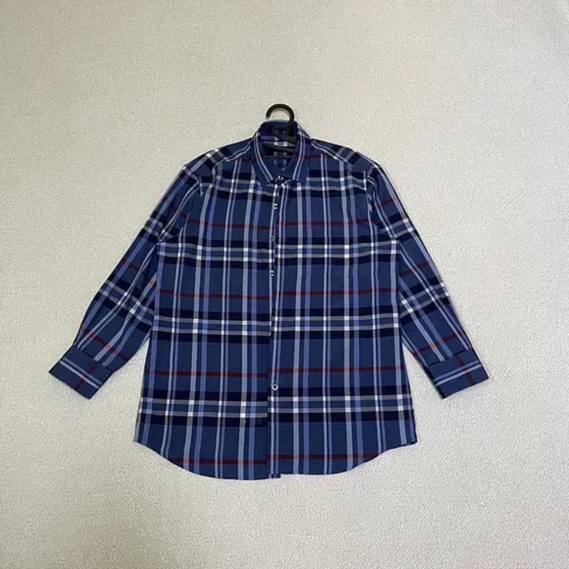 L 인디안 체크 셔츠 남방 N.401 상품이미지1