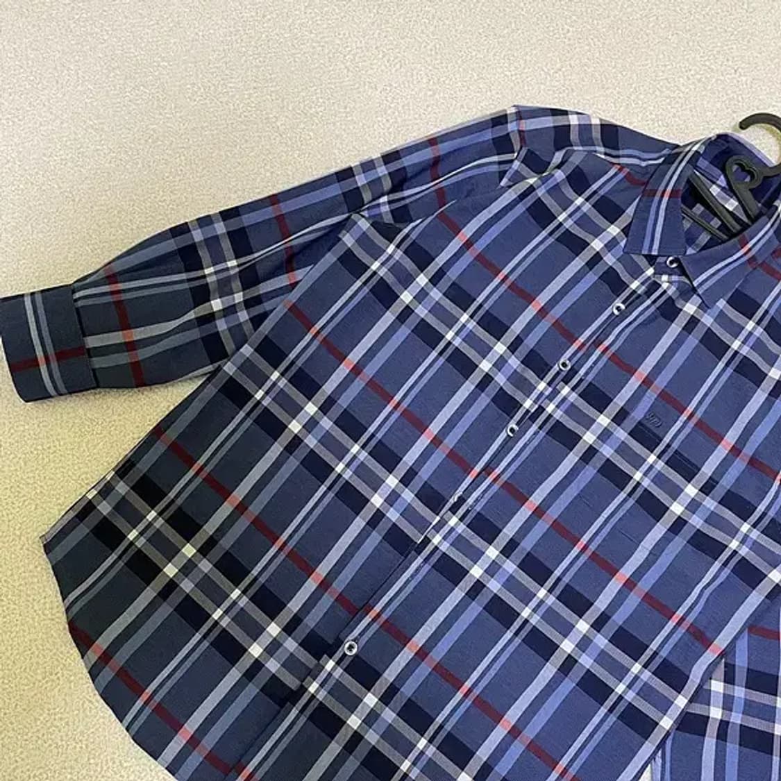 L 인디안 체크 셔츠 남방 N.401 상품이미지2